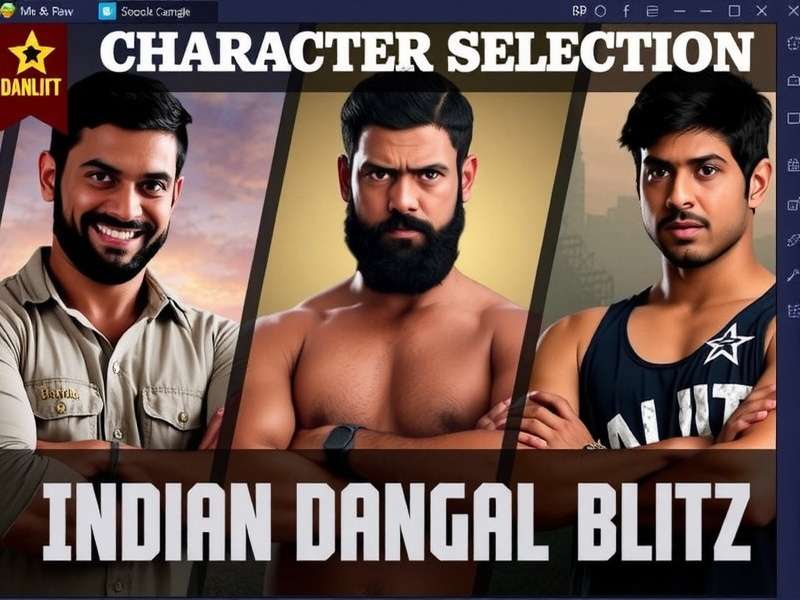 Indian Dangal Blitz Character Selection